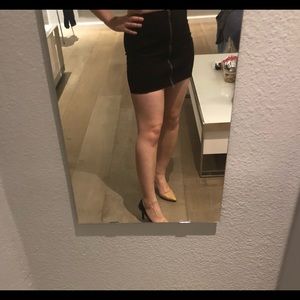 Black Armani Exchange mini skirt